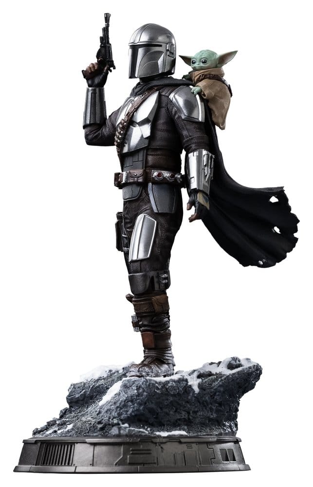 The Mandalorian & Grogu Art Scale Statue 1/10 The Mandalorian and Grogu 25 cm Image 4