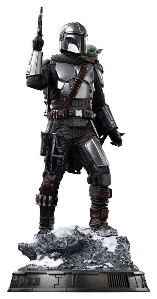 The Mandalorian & Grogu Art Scale Statue 1/10 The Mandalorian and Grogu 25 cm Image 5