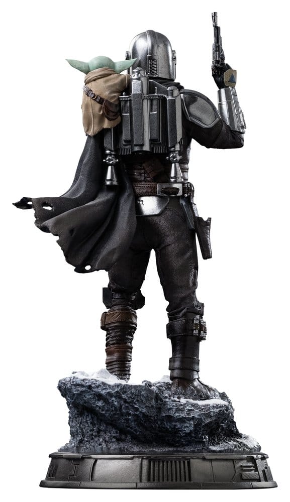 The Mandalorian & Grogu Art Scale Statue 1/10 The Mandalorian and Grogu 25 cm Image 6