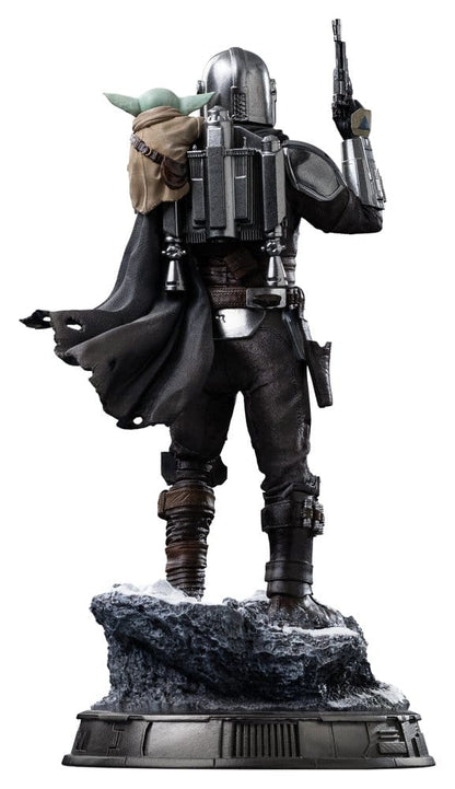 The Mandalorian & Grogu Art Scale Statue 1/10 The Mandalorian and Grogu 25 cm Image 6