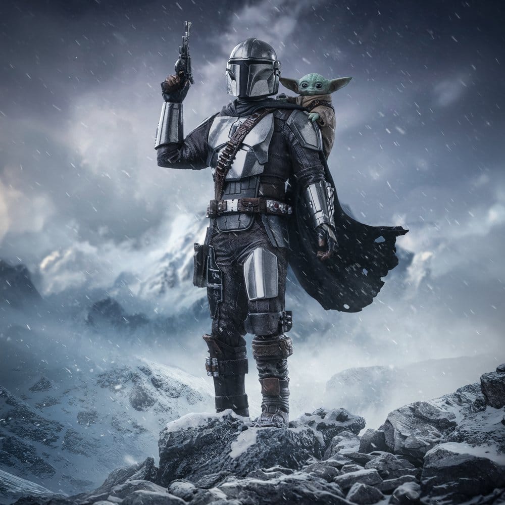 The Mandalorian & Grogu Art Scale Statue 1/10 The Mandalorian and Grogu 25 cm Image 7