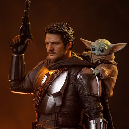 The Mandalorian & Grogu Art Scale Statue 1/10 The Mandalorian and Grogu 25 cm Image 9