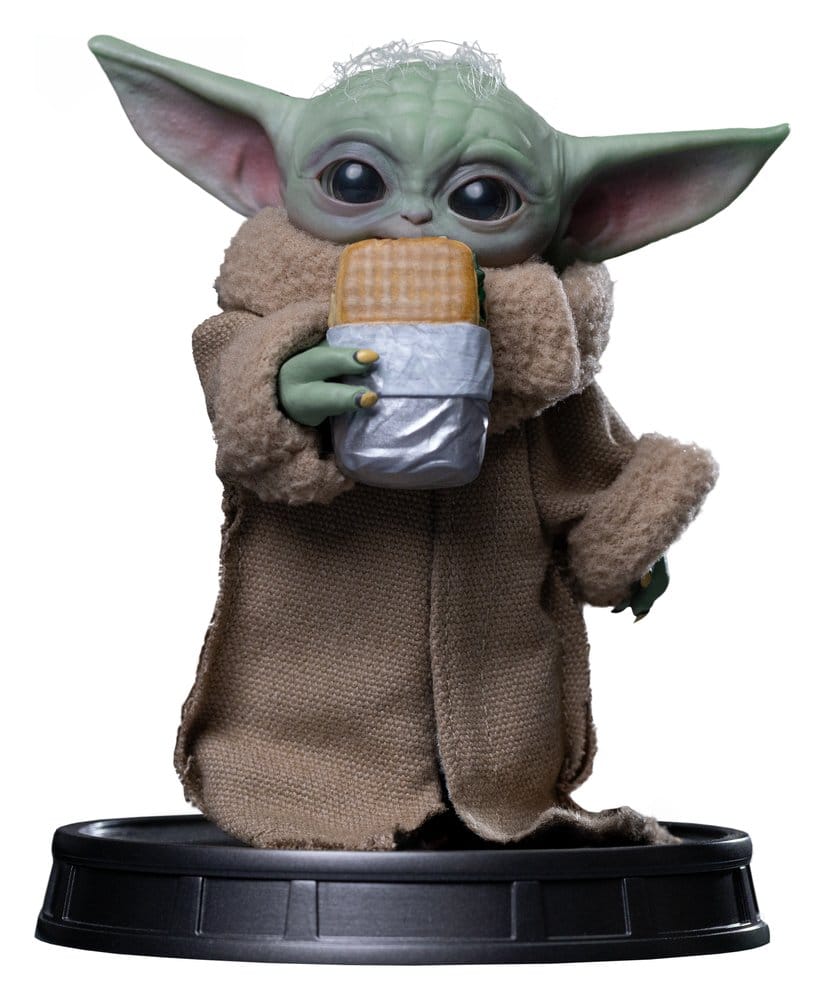 The Mandalorian & Grogu Grogu Collection Statue Grogu Food Cart Snack Image 1
