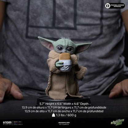 The Mandalorian & Grogu Grogu Collection Statue Grogu Food Cart Snack Image 2