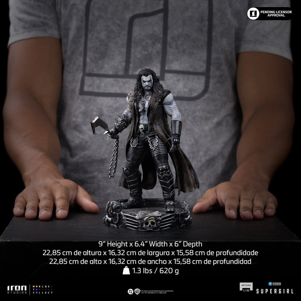 Supergirl Movie Art Scale Statue 1/10 Lobo 23 cm Image 14