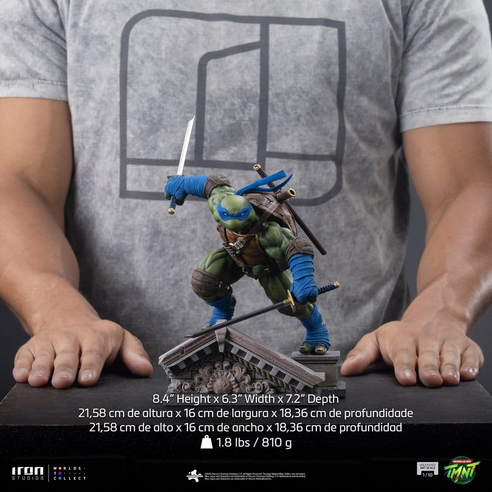 Teenage Mutant Ninja Turtles Art Scale Statue 1/10 Leonardo Unleashed 22 cm Image 11