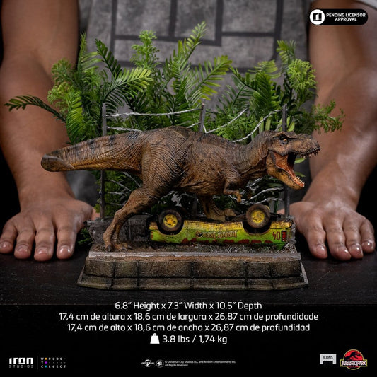 Jurassic Park Icons Statue T-Rex Breakout Set A 17 cm Image 2