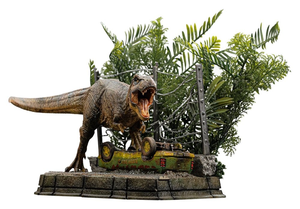 Jurassic Park Icons Statue T-Rex Breakout Set A 17 cm Image 3