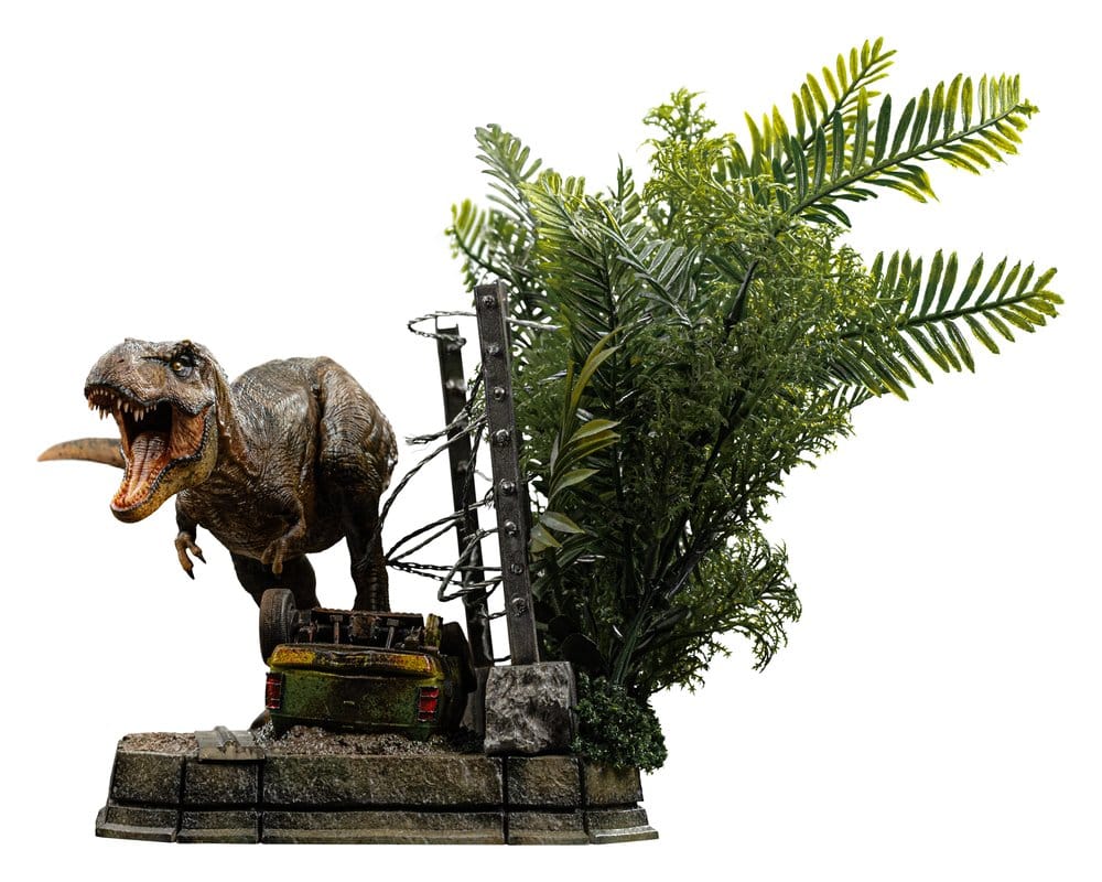 Jurassic Park Icons Statue T-Rex Breakout Set A 17 cm Image 4