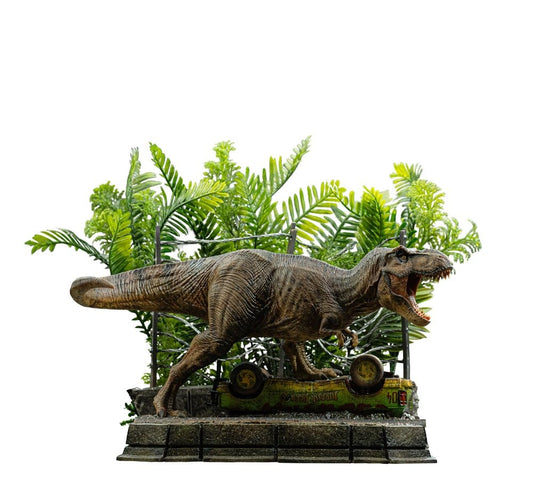 Jurassic Park Icons Statue T-Rex Breakout Set A 17 cm Image 1