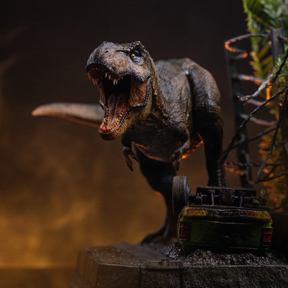Jurassic Park Icons Statue T-Rex Breakout Set A 17 cm Image 6