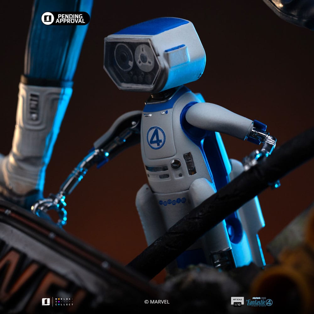 Fantastic Four Art Scale Statue 1/10 Mr. Fantastic and H.E.R.B.I.E 26 cm Image 4