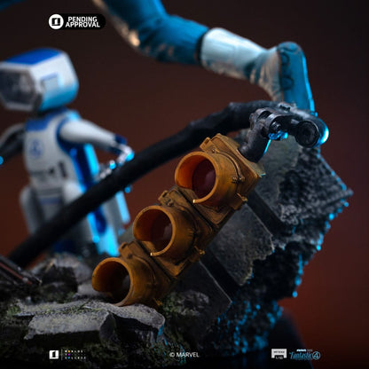 Fantastic Four Art Scale Statue 1/10 Mr. Fantastic and H.E.R.B.I.E 26 cm Image 6