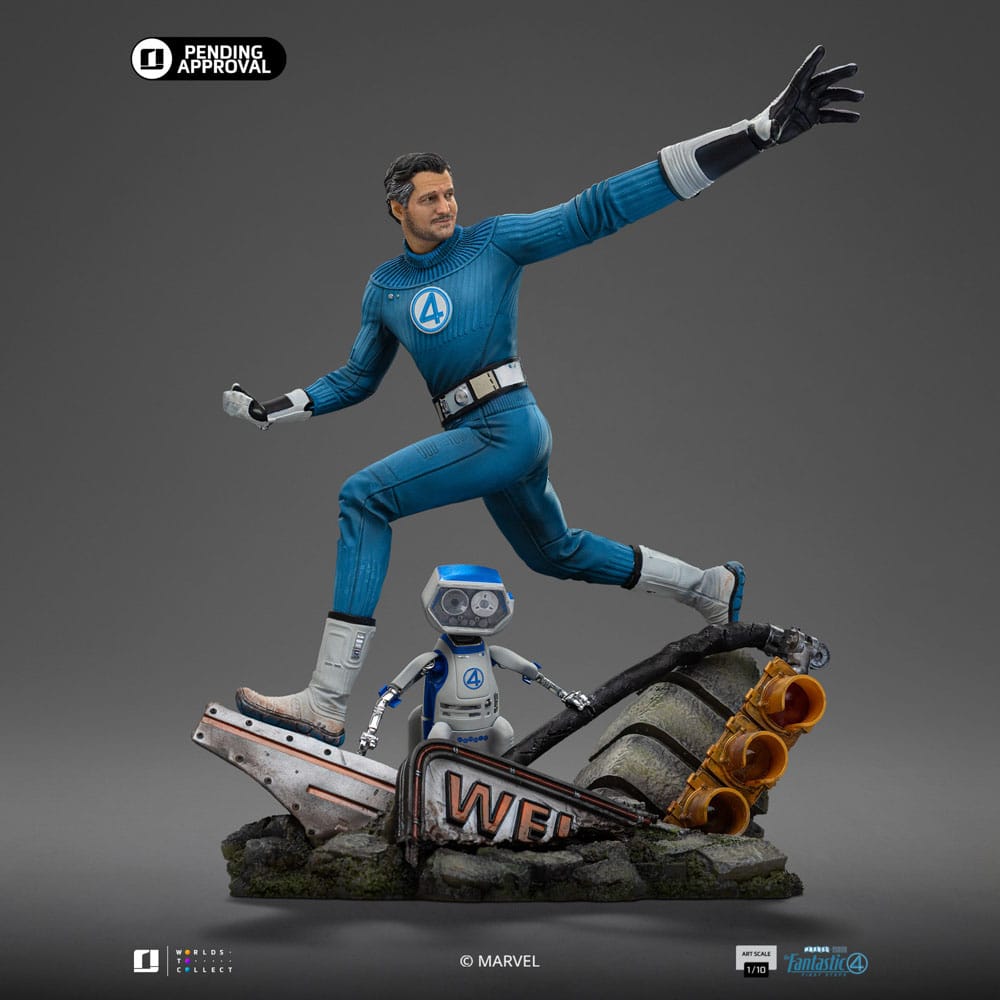 Fantastic Four Art Scale Statue 1/10 Mr. Fantastic and H.E.R.B.I.E 26 cm Image 7
