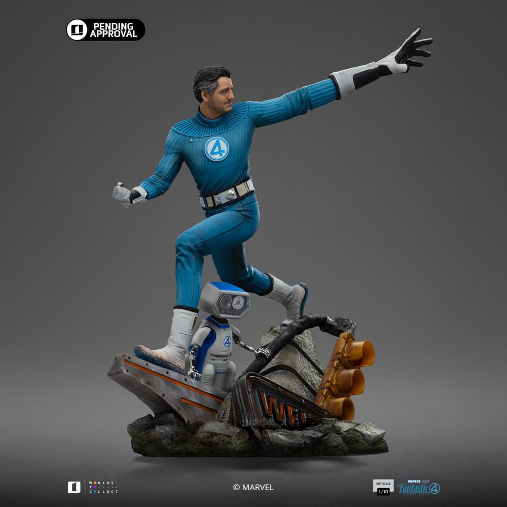 Fantastic Four Art Scale Statue 1/10 Mr. Fantastic and H.E.R.B.I.E 26 cm Image 9