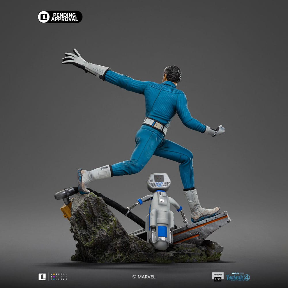 Fantastic Four Art Scale Statue 1/10 Mr. Fantastic and H.E.R.B.I.E 26 cm Image 10
