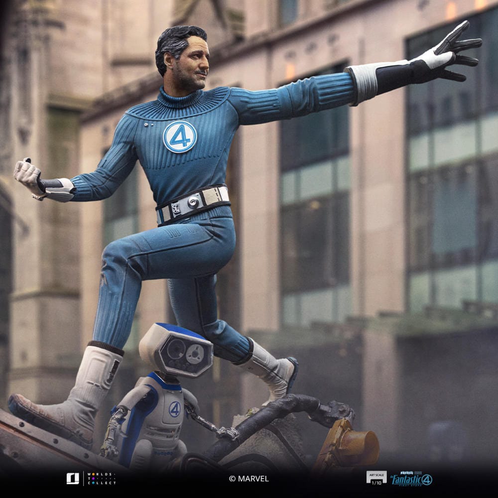 Fantastic Four Art Scale Statue 1/10 Mr. Fantastic and H.E.R.B.I.E 26 cm Image 11