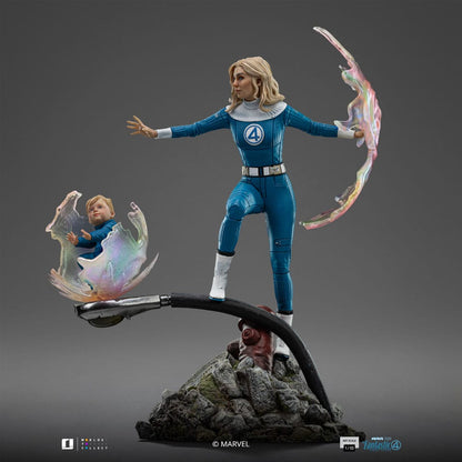 Fantastic Four Art Scale Statue 1/10 Invisible Woman and Franklin 28 cm Image 8