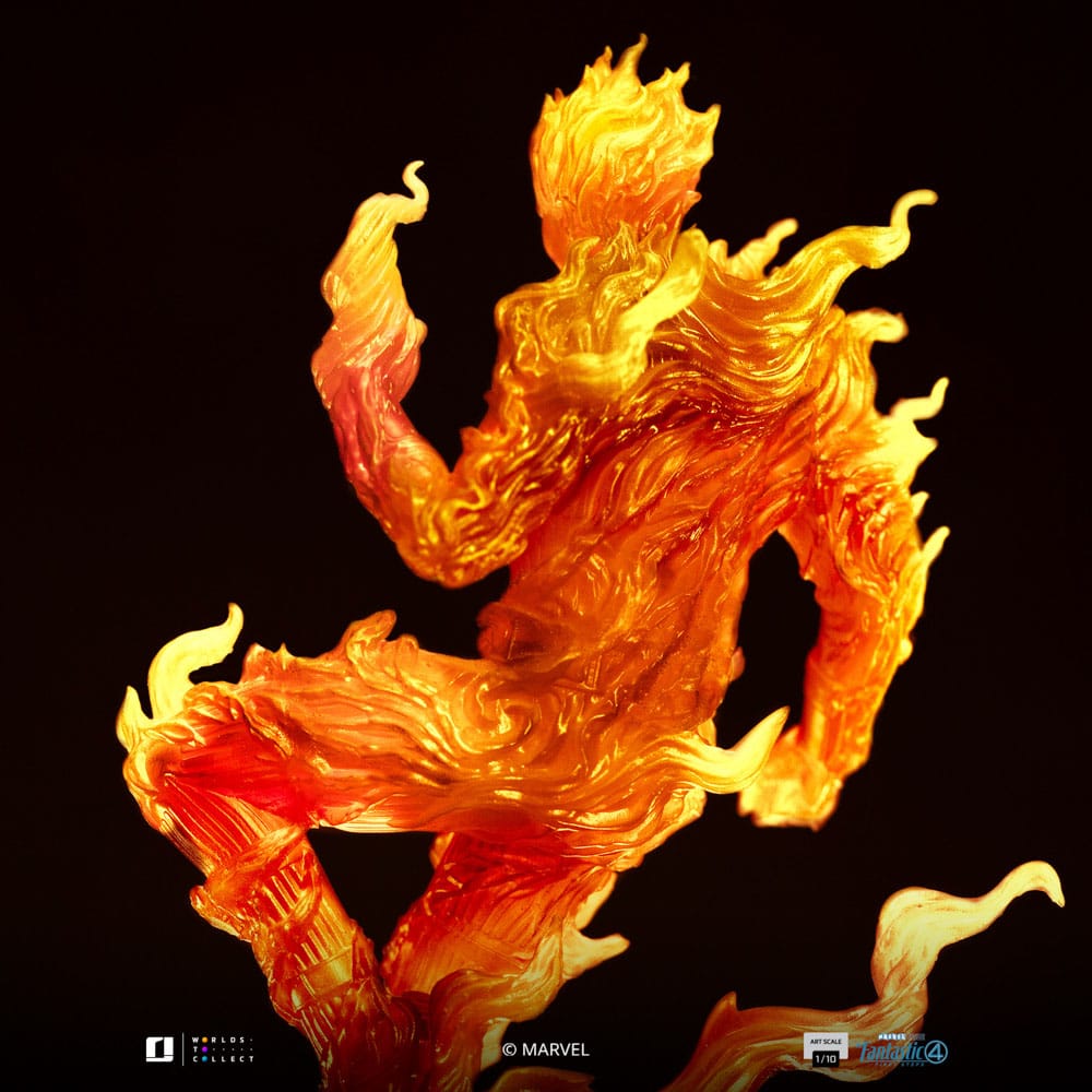 Fantastic Four Art Scale Statue 1/10 Human Torch 30 cm Image 3