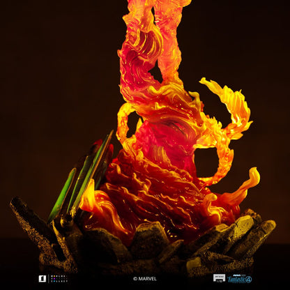 Fantastic Four Art Scale Statue 1/10 Human Torch 30 cm Image 7