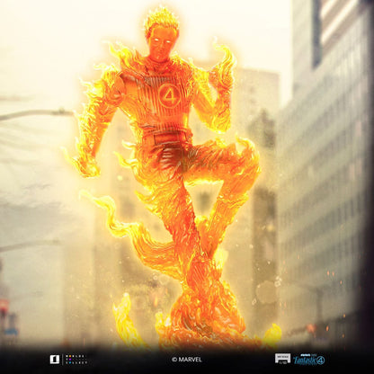 Fantastic Four Art Scale Statue 1/10 Human Torch 30 cm Image 13
