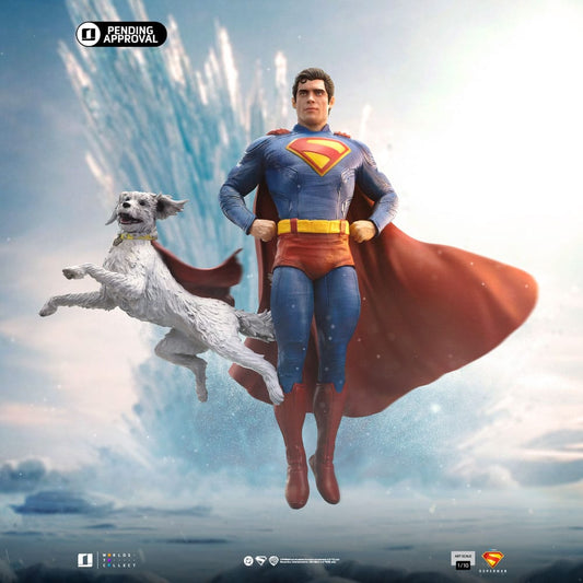 Superman Legacy Art Scale Statue 1/10 Superman & Krypto 32 cm Image 2