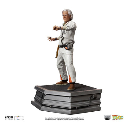 Zurück in die Zukunft Art Scale Statue 1/10 Doc Brown 22 cm Image 1