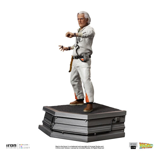 Zurück in die Zukunft Art Scale Statue 1/10 Doc Brown 22 cm Image 1
