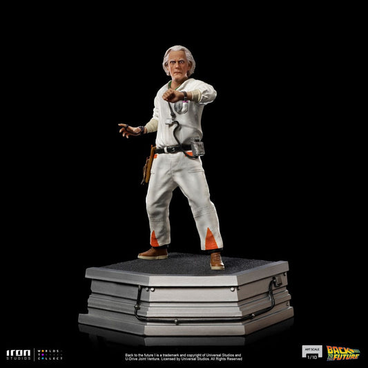 Zurück in die Zukunft Art Scale Statue 1/10 Doc Brown 22 cm Image 2