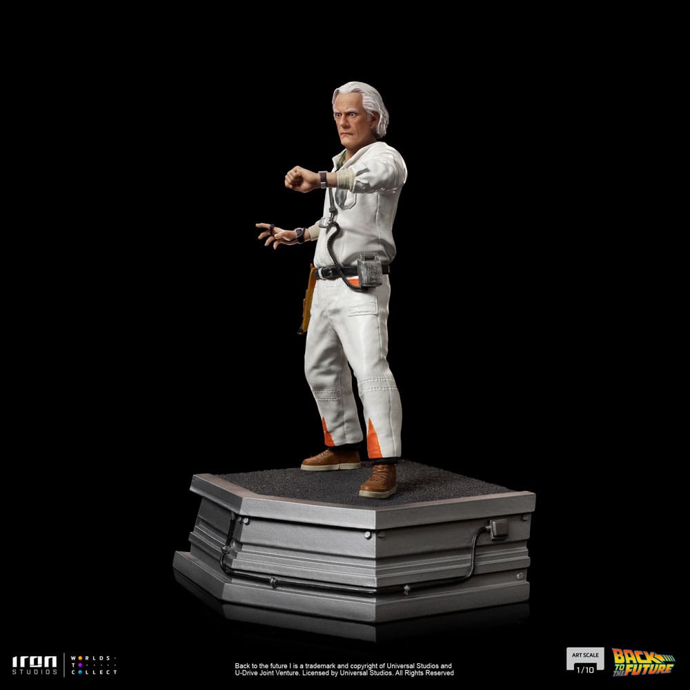 Zurück in die Zukunft Art Scale Statue 1/10 Doc Brown 22 cm Image 3