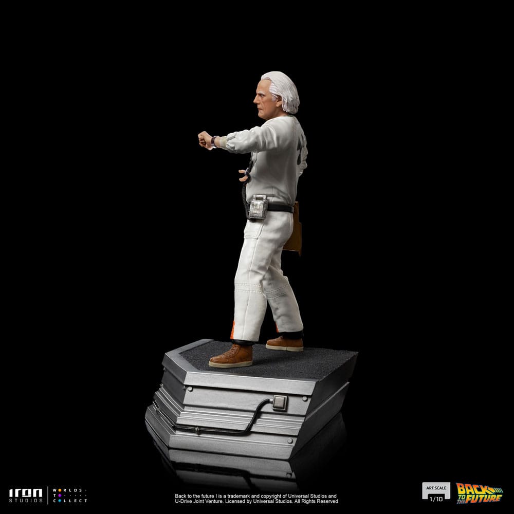 Zurück in die Zukunft Art Scale Statue 1/10 Doc Brown 22 cm Image 4