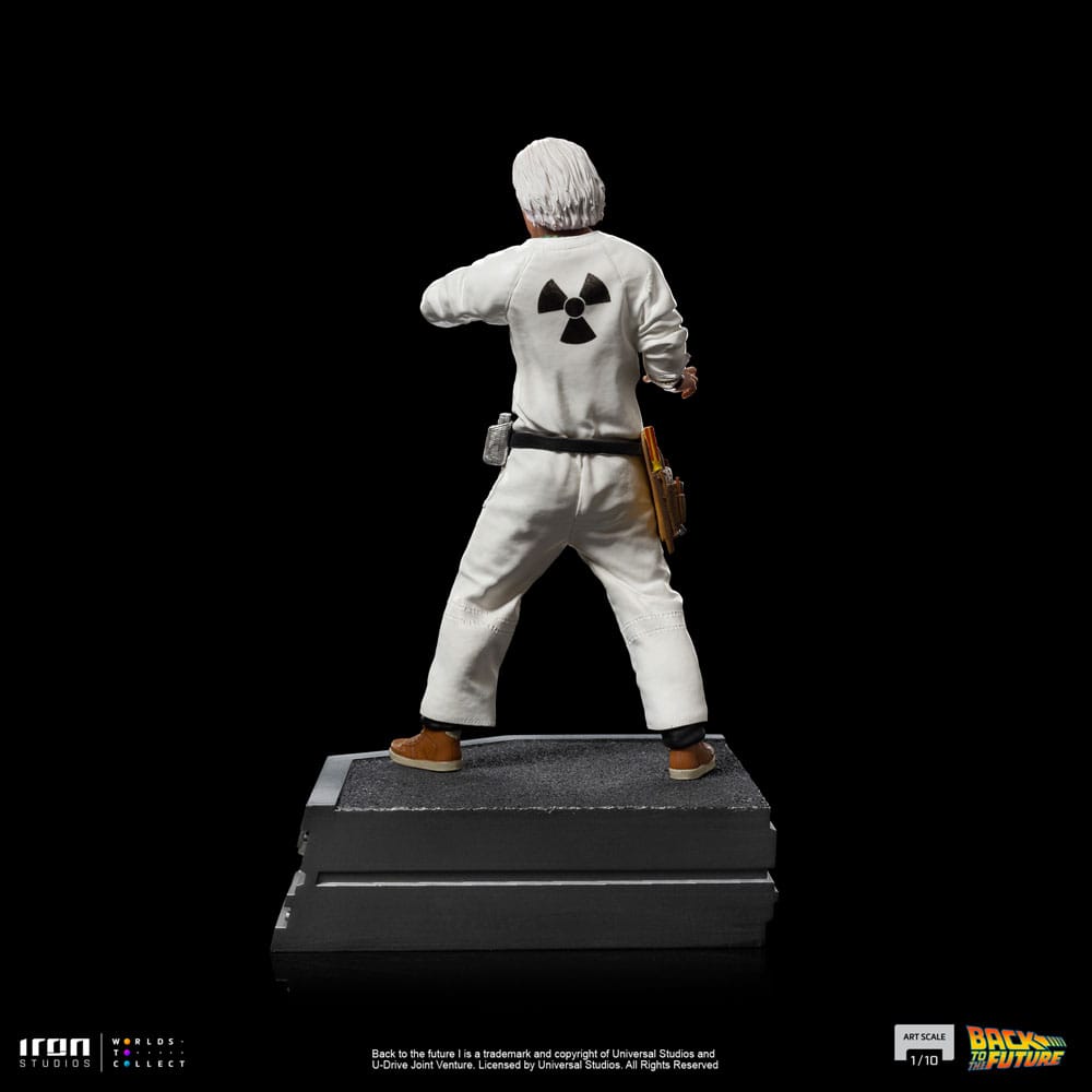 Zurück in die Zukunft Art Scale Statue 1/10 Doc Brown 22 cm Image 5