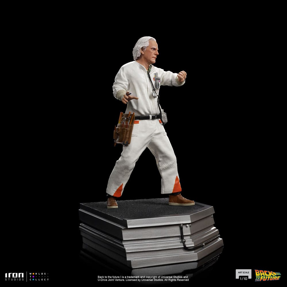 Zurück in die Zukunft Art Scale Statue 1/10 Doc Brown 22 cm Image 6