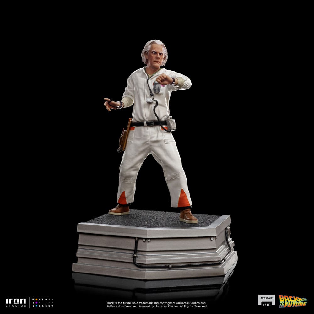 Zurück in die Zukunft Art Scale Statue 1/10 Doc Brown 22 cm Image 7