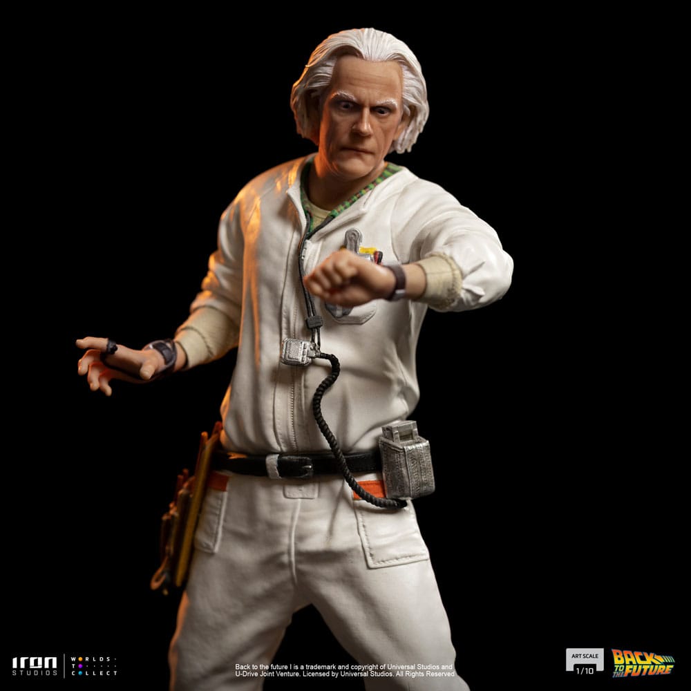 Zurück in die Zukunft Art Scale Statue 1/10 Doc Brown 22 cm Image 8