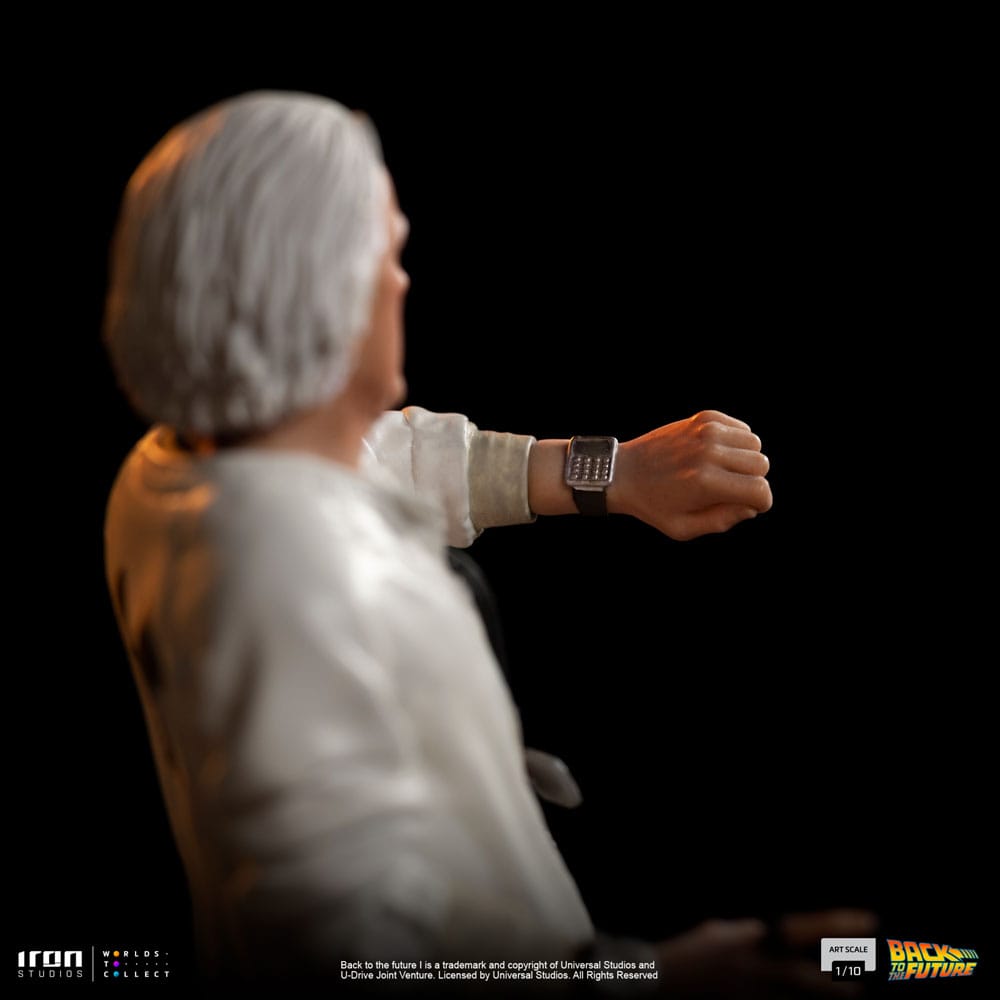 Zurück in die Zukunft Art Scale Statue 1/10 Doc Brown 22 cm Image 9