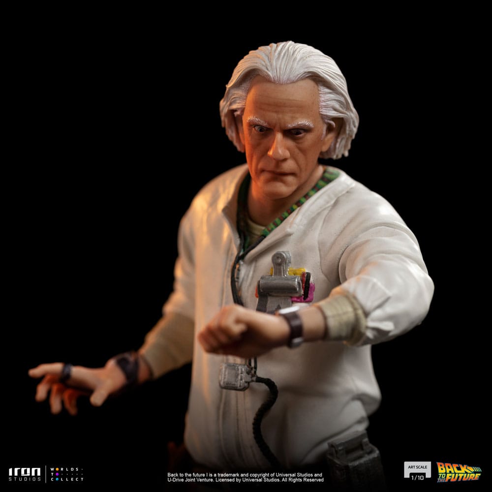 Zurück in die Zukunft Art Scale Statue 1/10 Doc Brown 22 cm Image 11