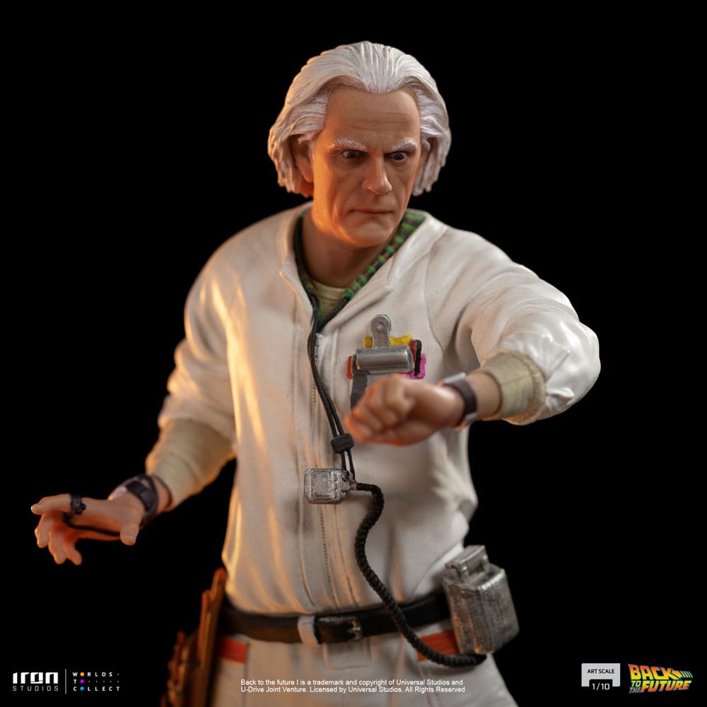 Zurück in die Zukunft Art Scale Statue 1/10 Doc Brown 22 cm Image 14