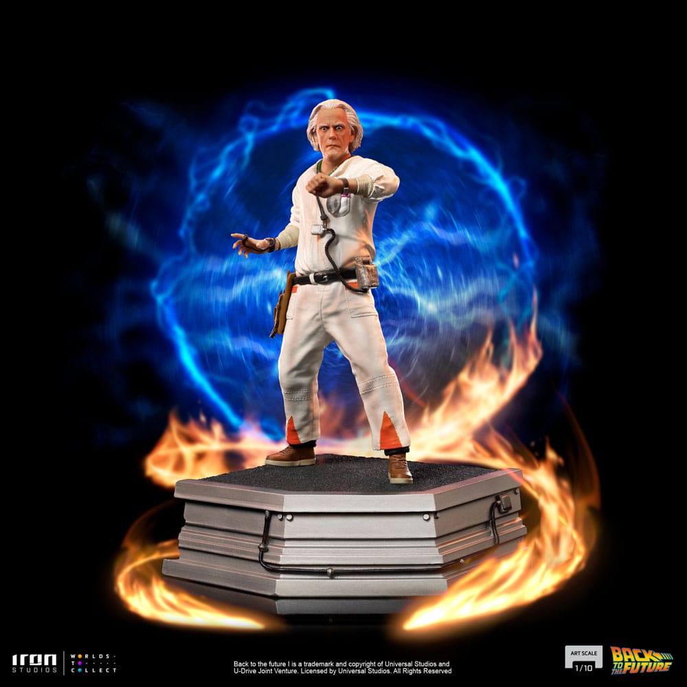 Zurück in die Zukunft Art Scale Statue 1/10 Doc Brown 22 cm Image 16