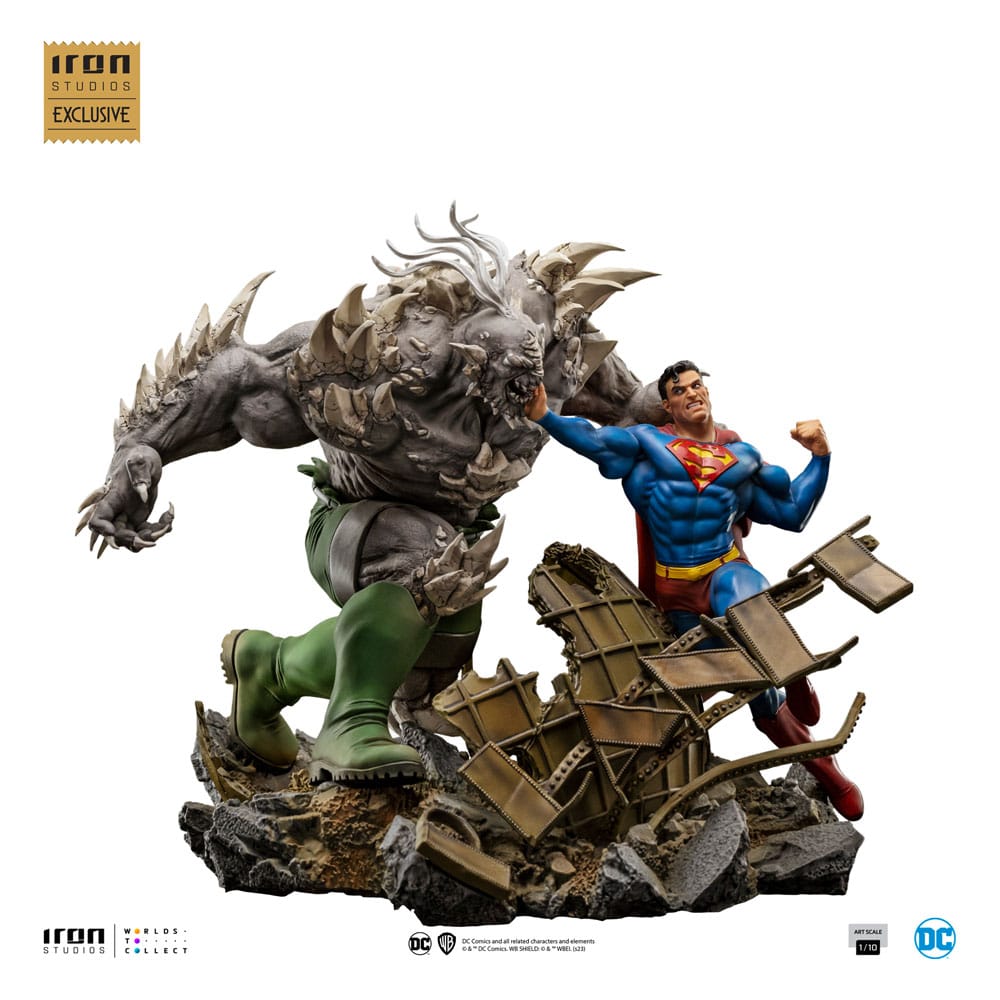 DC Comics BDS Art Scale Statue 1/10 Superman vs Doomsday heo EU Exclusive 30 cm Image 1