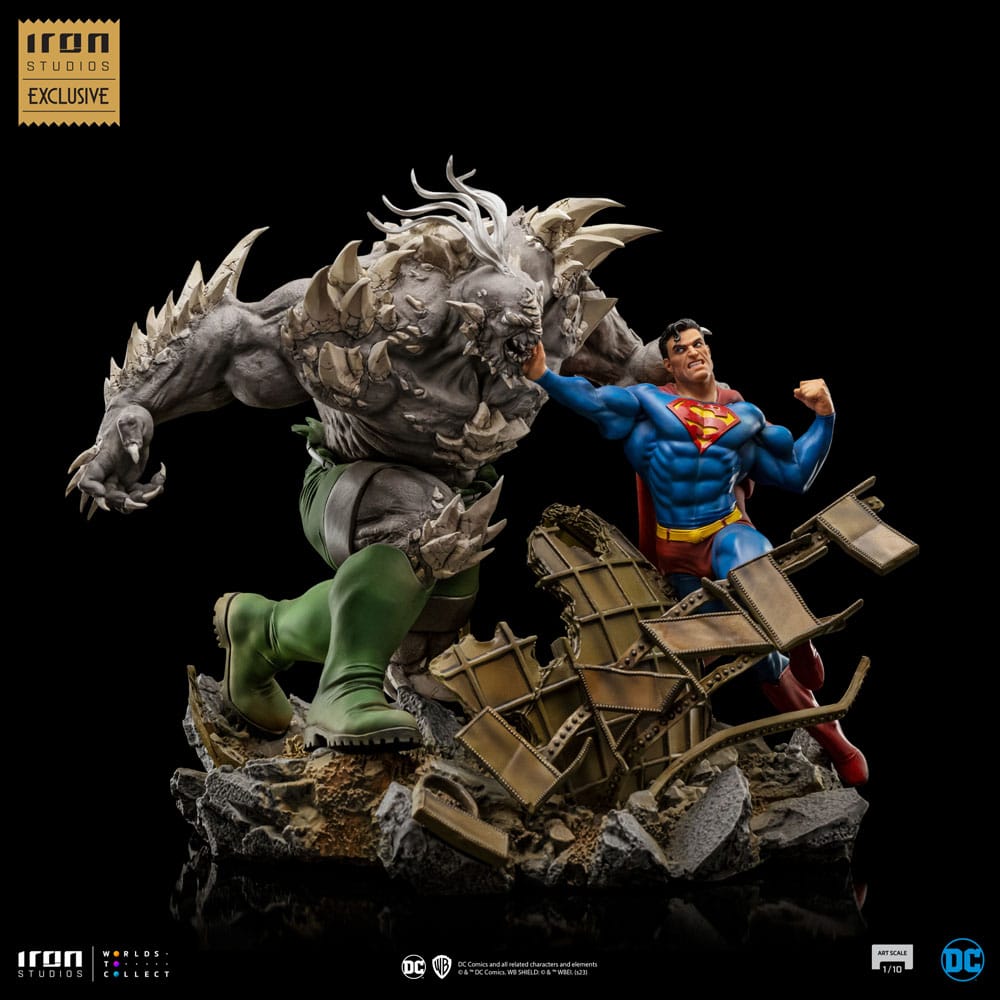 DC Comics BDS Art Scale Statue 1/10 Superman vs Doomsday heo EU Exclusive 30 cm Image 3