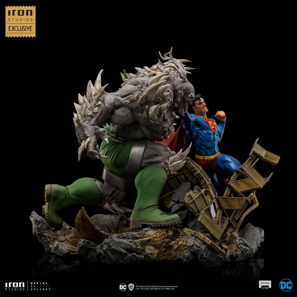 DC Comics BDS Art Scale Statue 1/10 Superman vs Doomsday heo EU Exclusive 30 cm Image 4