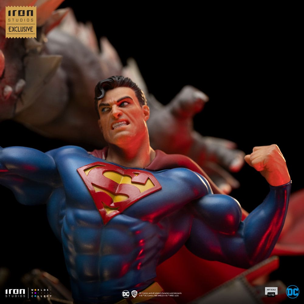 DC Comics BDS Art Scale Statue 1/10 Superman vs Doomsday heo EU Exclusive 30 cm Image 7
