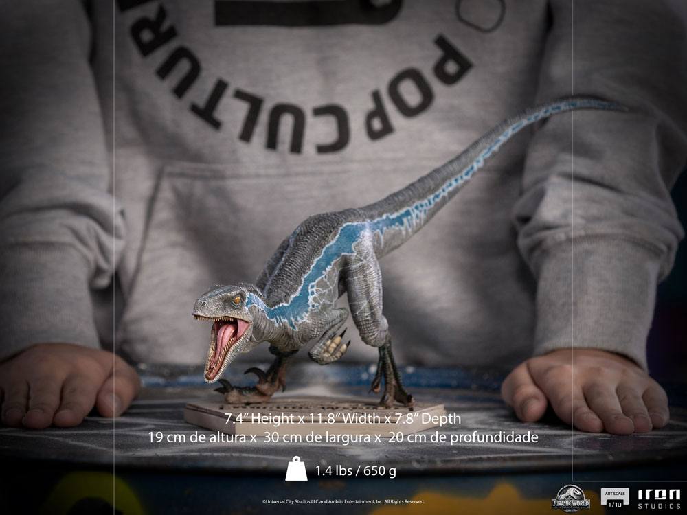 Jurassic World Fallen Kingdom Art Scale Statue 1/10 Blue 19 cm Image 8
