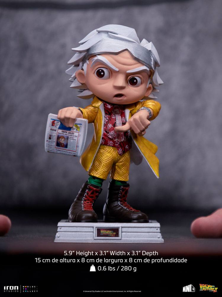 Zurück in die Zukunft II Mini Co. PVC Figur Doc Brown 15 cm Image 16