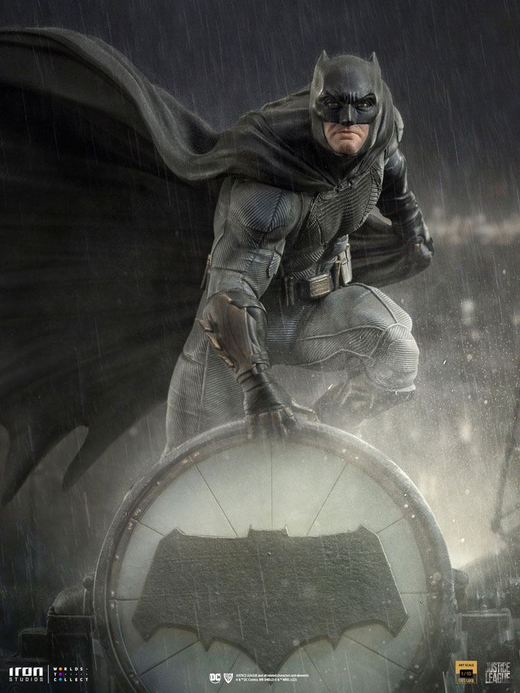 Zack Snyder's Justice League Deluxe Art Scale Statue 1/10 Batman on Batsignal 28 cm Image 16