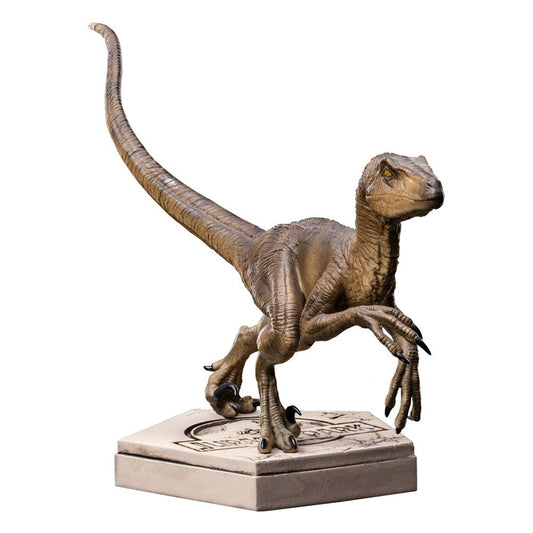 Jurassic World Icons Statue Velociraptor B 9 cm Image 1