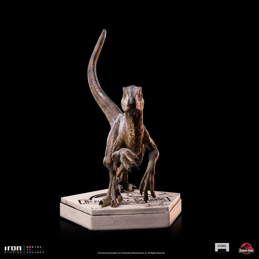 Jurassic World Icons Statue Velociraptor B 9 cm Image 2
