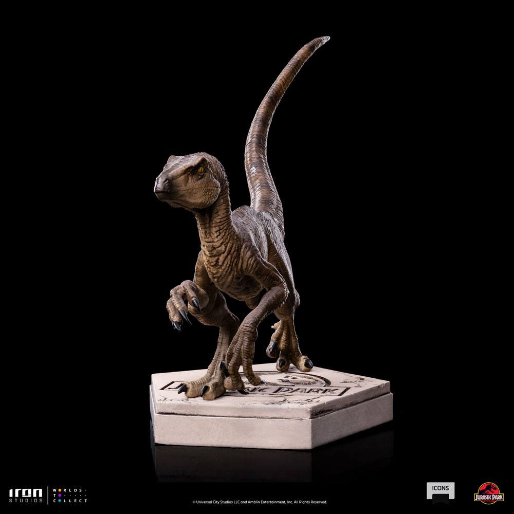 Jurassic World Icons Statue Velociraptor B 9 cm Image 3