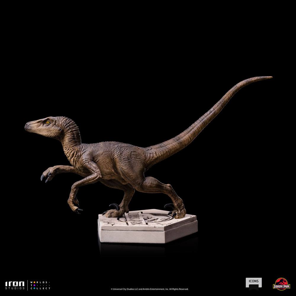 Jurassic World Icons Statue Velociraptor B 9 cm Image 4